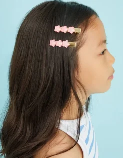 Accessorize 2-Pack Girls Glitter Star Hair Slides