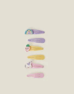 Accessorize 6-Pack Girls Spring Garden Hair Clips