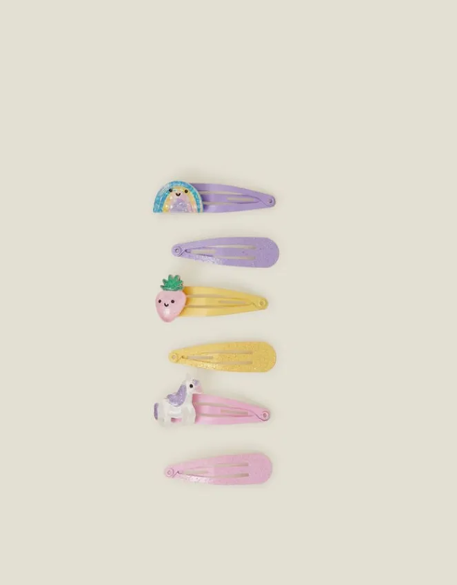 Accessorize 6-Pack Girls Spring Garden Hair Clips