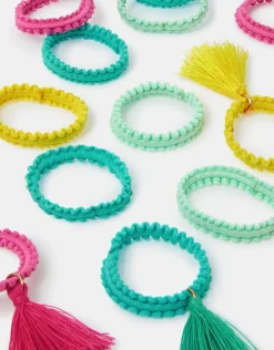 Accessorize 16-Pack Girls Tassel Hair Bands