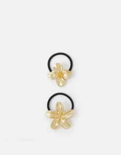 Accessorize 2-Pack Metal Flower Hair Bands