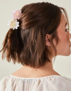 Accessorize 3-Pack Mini Daisy Claw Clips