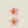 Accessorize 2-Pack Mini Tropical Flower Claw Clips
