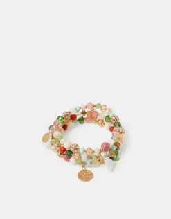 Accessorize 3-Pack Mix Bead Bracelet