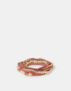 Accessorize 8-Pack Mix Bead Stretch Bracelets