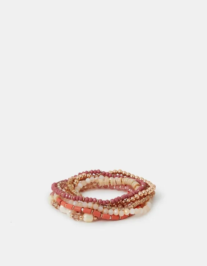 Accessorize 8-Pack Mix Bead Stretch Bracelets