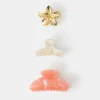 Accessorize 3-Pack Mix Claw Clips