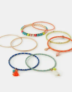Accessorize 9-Pack Mix Embellished Bangles