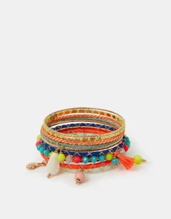 Accessorize 9-Pack Mix Embellished Bangles