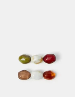 Accessorize 2-Pack Mix Stone Hair Clips