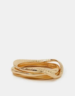 Accessorize 3-Pack Mix Textured Bangles