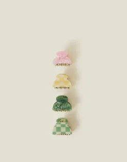 Accessorize 4-Pack Mixed Claw Clips