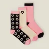 Accessorize 3-Pack Mixed Flower Socks