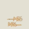 Accessorize 2-Pack 'Mrs' Hair Slides