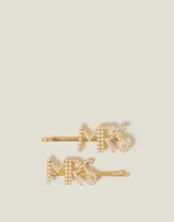 Accessorize 2-Pack 'Mrs' Hair Slides