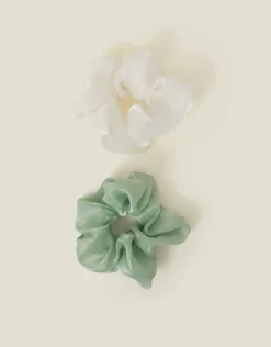 Accessorize 2-Pack Organza Hair Scrunchies