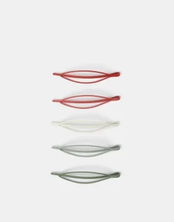 Accessorize 5-Pack Oval Hair Slides