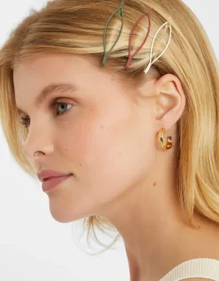 Accessorize 5-Pack Oval Hair Slides
