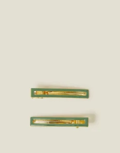 Accessorize 2-Pack Resin Hair Clips