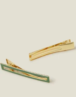 Accessorize 2-Pack Resin Hair Clips