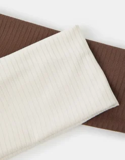 Accessorize 2-Pack Ribbed Bando Headbands
