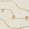 Accessorize 3-Pack Shell and Pearl Anklets