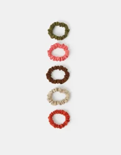 Accessorize 5-Pack Skinny Hair Scrunchies