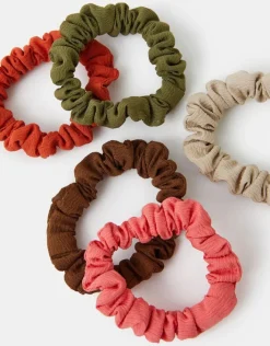 Accessorize 5-Pack Skinny Hair Scrunchies