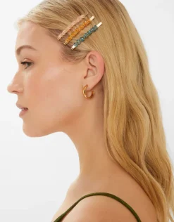 Accessorize 3-Pack Sparkle Gem Hair Slides