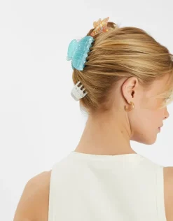 Accessorize 3-Pack Starfish Claw Clips