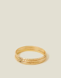 Accessorize 3-Pack Textured Bangles