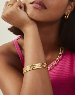 Accessorize 3-Pack Textured Bangles