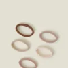 Accessorize 5-Pack Towelling Hair Bands
