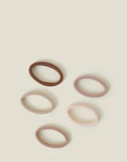 Accessorize 5-Pack Towelling Hair Bands
