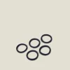 Accessorize 5-Pack Towelling Hair Bands Blue