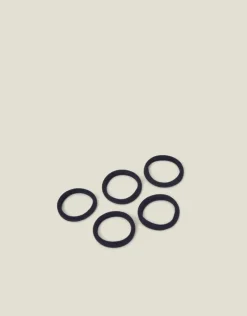 Accessorize 5-Pack Towelling Hair Bands Blue