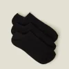 Accessorize 3-Pack Trainer Socks Black