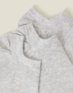 Accessorize 3-Pack Trainer Socks Grey