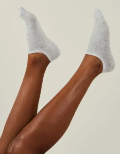 Accessorize 3-Pack Trainer Socks Grey
