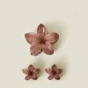 Accessorize 3-Pack Tropical Flower Claw Clips