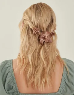 Accessorize 3-Pack Tropical Flower Claw Clips