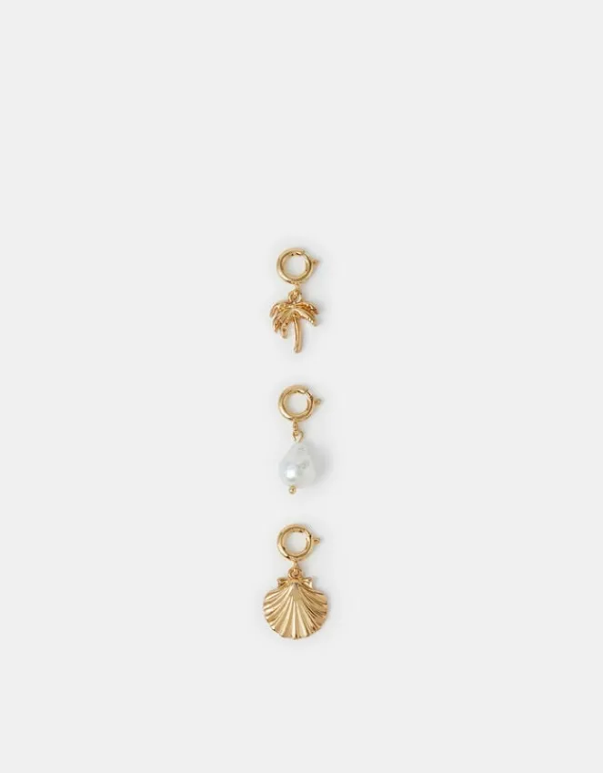 Accessorize 3-Pack Tropical Jewellery Charms