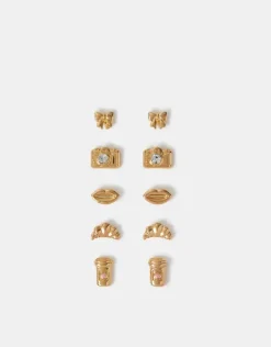 Accessorize 5-Pack Weekend Stud Earrings