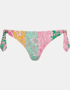 Accessorize Paisley Print Tie Bikini Bottoms Multi