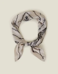 Accessorize Paisley Satin Square Scarf