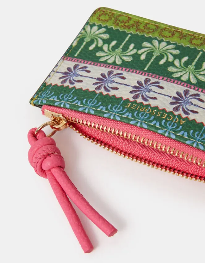 Accessorize Palm Print Card Holder