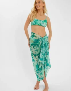 Accessorize Palm Print Sarong