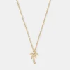 Accessorize Palm Tree Pendant Necklace