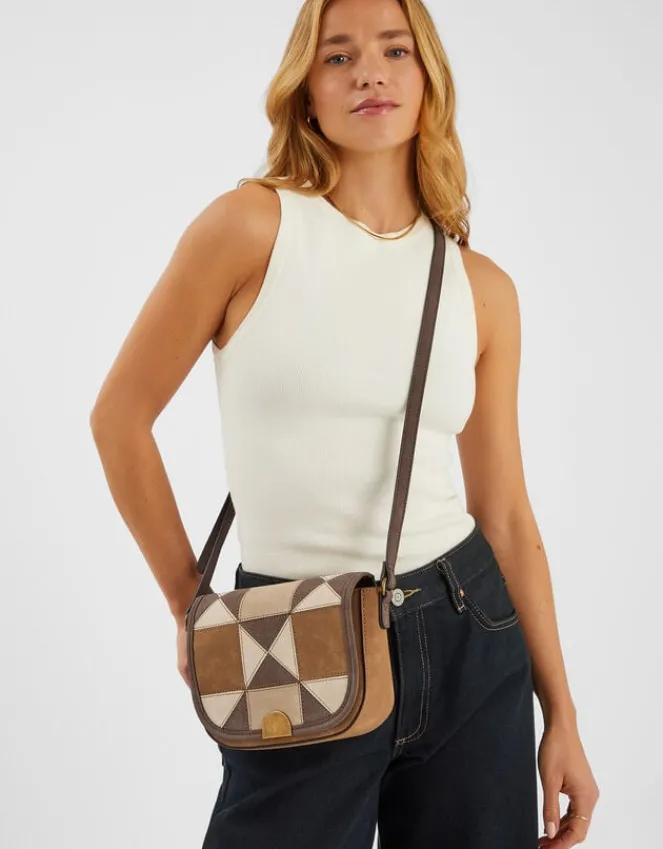 Accessorize Patchwork Crossbody Bag