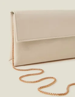 Accessorize Patent Fold-Over Clutch Bag